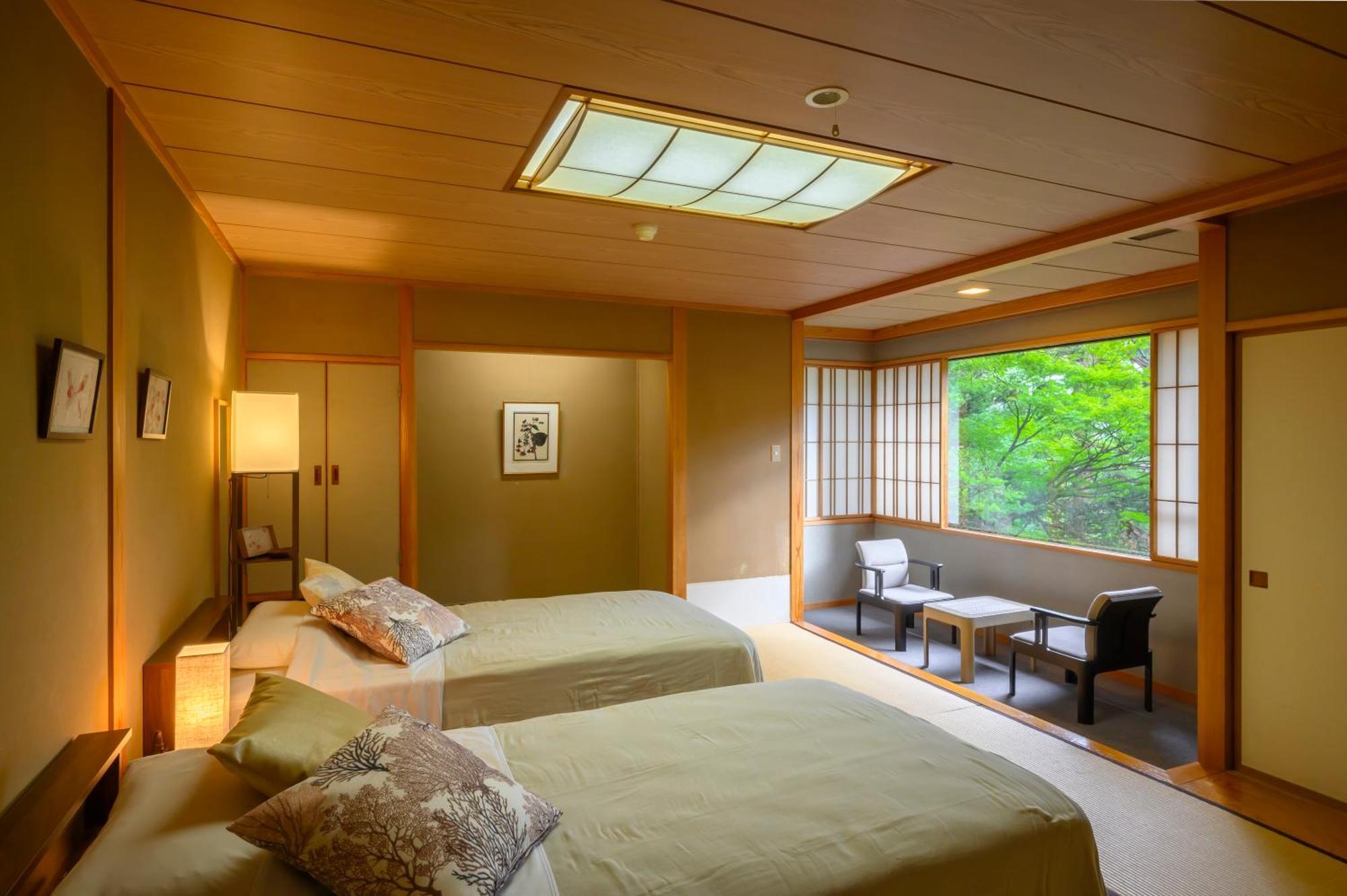 Senkeien Tsukioka Hotel Kaminoyama Exterior photo